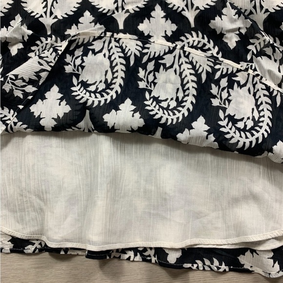 Diane Von Furstenberg Fay Crinkle Cotton Silk Sleeveless Floral Dress - Picture 4 of 14